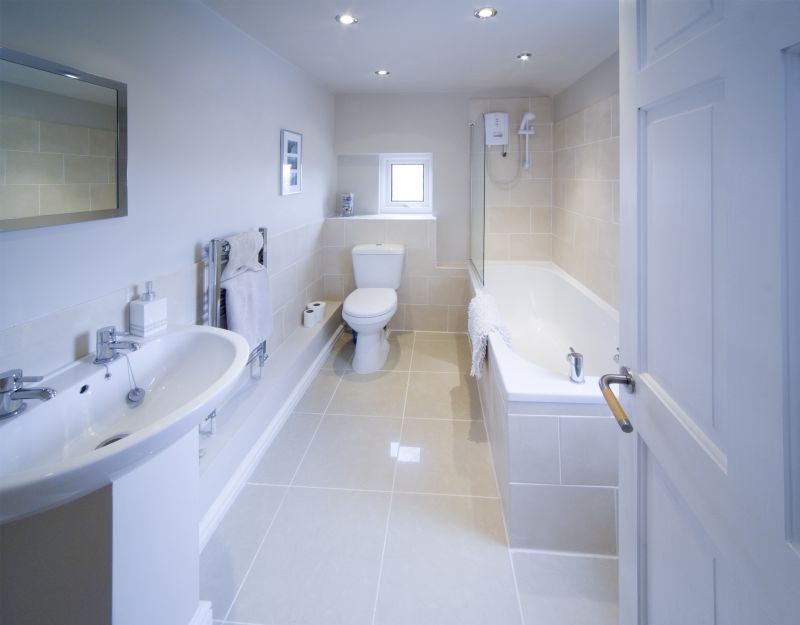 Contemporary Bathroom with Tech Features